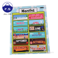 A2 educational kids personalized laminated thick art paper